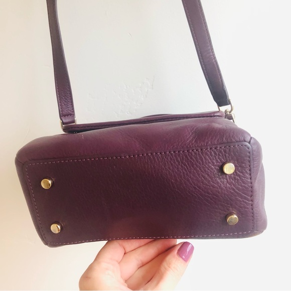 Kate Spade Small Maryana Lombard Street in Deep Plum crossbody purse bag - Picture 14 of 16